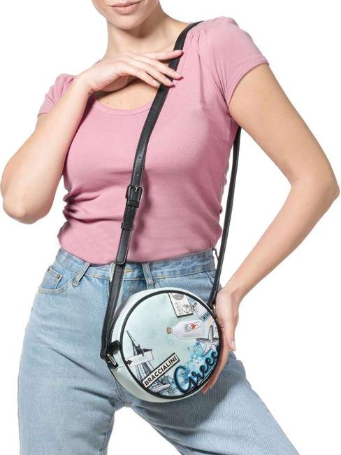 CARTOLINE Runde Mini-Umh&auml;ngetasche multi - Damentaschen