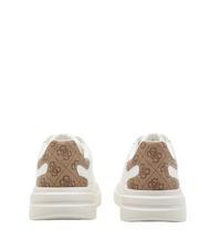GUESS ELBINA  Turnschuhe wei&szlig;beige - Damenschuhe - 4