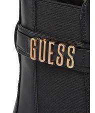 GUESS YELMA Stiefeletten mit metallischem Logo SCHWARZ - Damenschuhe - 6
