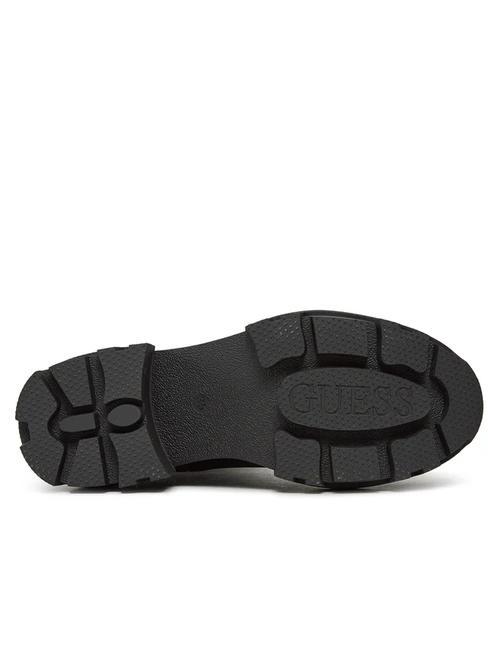 YELMA Stiefeletten mit metallischem Logo SCHWARZ - Damenschuhe