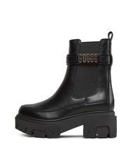 GUESS YELMA Stiefeletten mit metallischem Logo SCHWARZ - Damenschuhe - 4