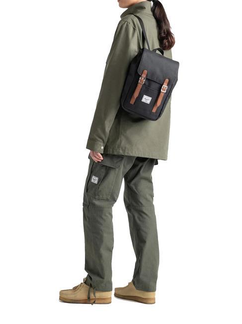 RETREAT MINI Rucksack SCHWARZ - Rucks&auml;cke f&uuml;r Schule &amp; Freizeit