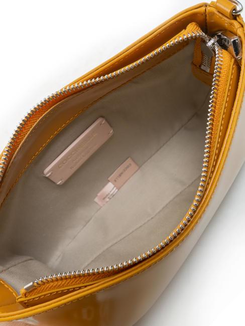 LILY SHINY CALF Mini-Ledertasche mit Kettengriff Harz - Damentaschen