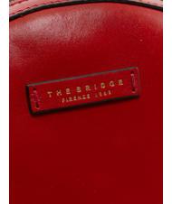 THE BRIDGE COSTANZA Lederrucksack Kirsche / Gold - Damentaschen - 3