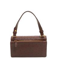 COCCINELLE NICO OSTRICH Mini-Tasche aus bedrucktem Leder Johannisbrot - Damentaschen - 4