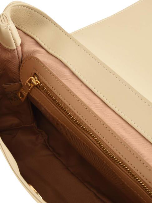 HEART LOGO Handtasche, mit Schultergurt Elfenbein - Damentaschen