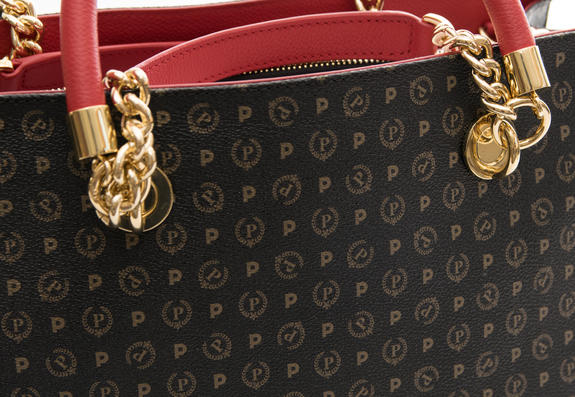 Heritage Classic Handtasche, mit Schultergurt schwarzer Lack - Damentaschen