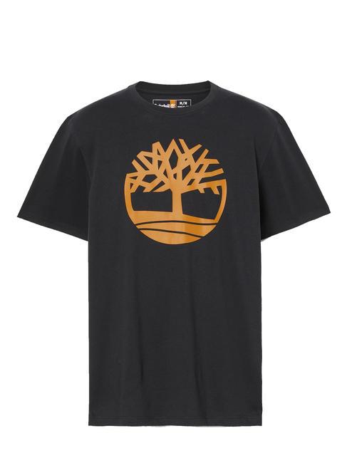 KBEC RIVER Kurzarm-T-Shirt schwarz / weizenstiefel - Herren-T-Shirts