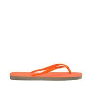 HAVAIANAS SQUARE GLITTER NEON Flip-Flops beige / orange - Damenschuhe - 3