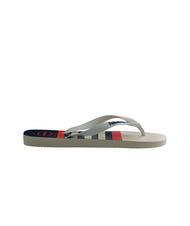 HAVAIANAS Infradito TOP NAUTISCH wei&szlig;/wei&szlig;/marineblau - Herrenschuhe - 2