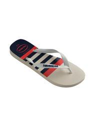 HAVAIANAS Infradito TOP NAUTISCH wei&szlig;/wei&szlig;/marineblau - Herrenschuhe - 3