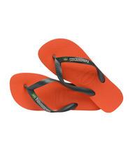 HAVAIANAS BRASIL LOGO Flip-Flops f&uuml;r Herren Sonnenuntergangsorange - Schuhe Unisex - 4