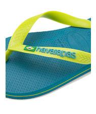 HAVAIANAS BRASIL LOGO Flip-Flops f&uuml;r Herren Amazonitblau - Schuhe Unisex - 3