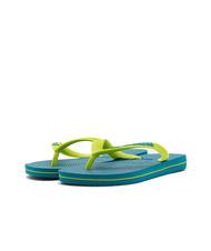 HAVAIANAS BRASIL LOGO Flip-Flops f&uuml;r Herren Amazonitblau - Schuhe Unisex - 4