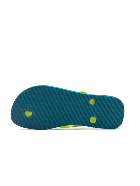 BRASIL LOGO Flip-Flops f&uuml;r Herren Amazonitblau - Schuhe Unisex