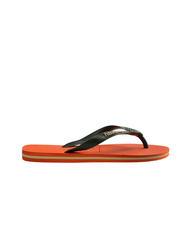 HAVAIANAS BRASIL LOGO Flip-Flops f&uuml;r Herren Sonnenuntergangsorange - Schuhe Unisex - 2