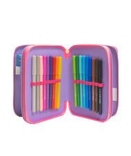 CAMOMILLA DREAMS&FLOWERS Federm&auml;ppchen mit 3 Rei&szlig;verschl&uuml;ssen und Schulset RHODAMINROT - Etuis und Zubeh&ouml;r - 2