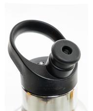 CARTOMANIA GIFT&DECOR Trinkflasche mit Strohhalmverschluss 500 ml Silber- - Thermosflaschen - 4