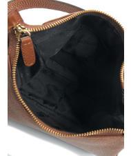 BRACCIALINI SANDRA Umh&auml;ngetasche aus Leder mit Fransen braun - Damentaschen - 5