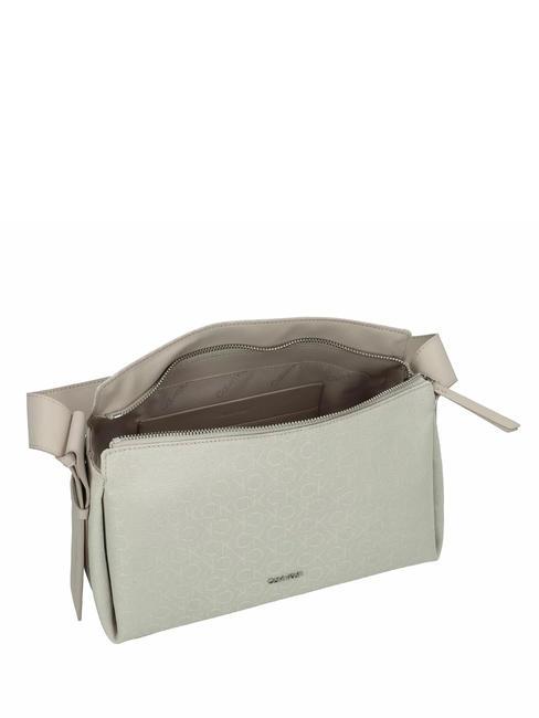 GRACIE Monogram Schultertasche Steinbeige - Damentaschen