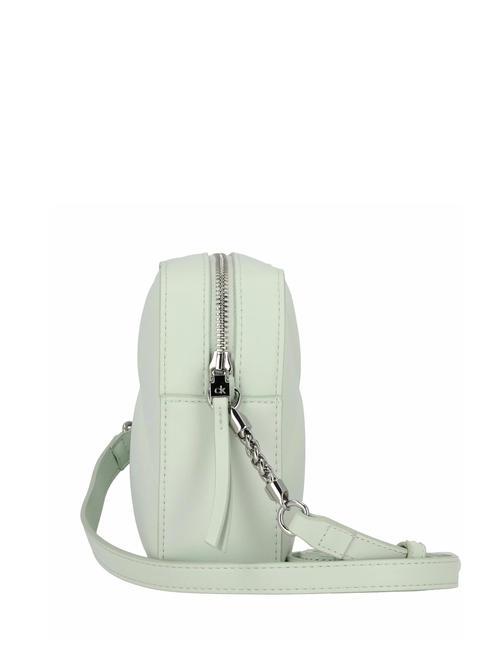 QUILT Schulterkameratasche milchig gr&uuml;n - Damentaschen