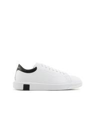 ARMANI EXCHANGE Sneaker in Haut Ledersneaker op.wei&szlig; + schwarz - Herrenschuhe - 2