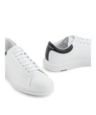 ARMANI EXCHANGE Sneaker in Haut Ledersneaker op.wei&szlig; + schwarz - Herrenschuhe - 5