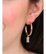 ALVIERO MARTINI PRIMA CLASSE BROADWAY Kreisohrringe mit Anh&auml;nger Gold - Ohrringe - 3