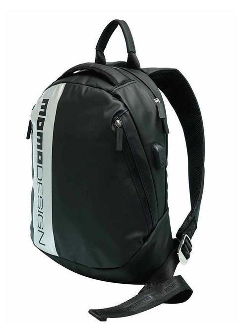 NYLON Rucksack schwarz/satiniert - PC-Rucks&auml;cke