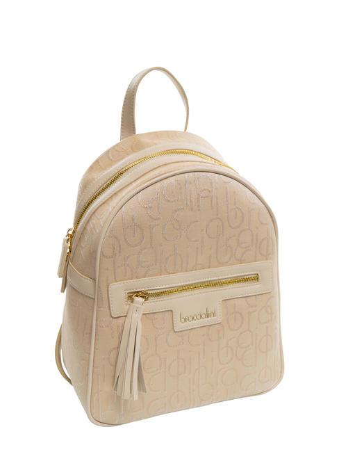 FONT Jacquard-Rucksack Beige - Damentaschen