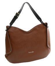 BRACCIALINI NAOMI Tasche aus geh&auml;mmertem Leder braun - Damentaschen - 2