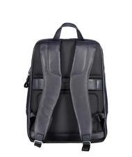 PIQUADRO PAN Lederrucksack f&uuml;r 15" PC Blau - PC-Rucks&auml;cke - 3
