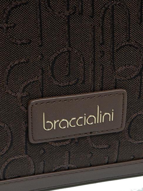 FONT Tragetasche mit Schultergurt braun - Damentaschen