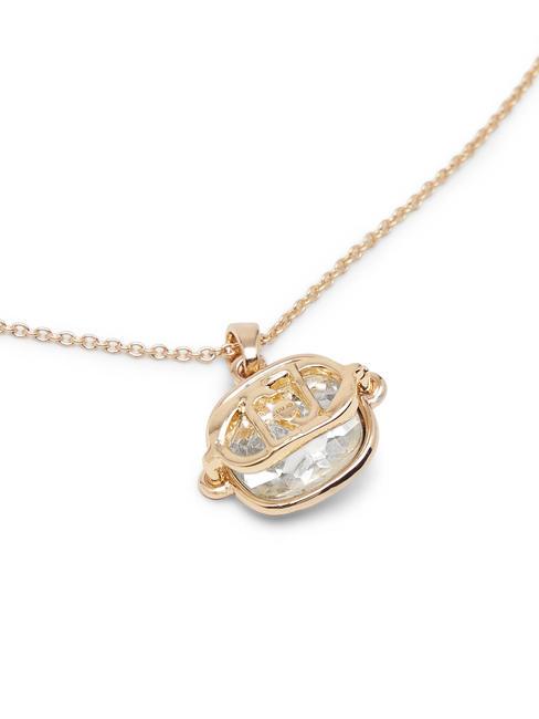 CRYSTAL Halskette mit Charme goldene Rose - Halsketten