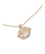 LIUJO CRYSTAL Halskette mit Charme goldene Rose - Halsketten - 3