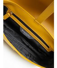 BRACCIALINI NORA Umh&auml;ngetasche aus Leder Gelb - Damentaschen - 5