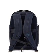 PIQUADRO PAAVO Laptop-Rucksack 15,6", aus Leder Blau - PC-Rucks&auml;cke - 3
