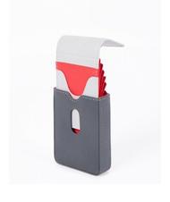 PIQUADRO URBAN Kartenhalter aus Leder Grau - Brieftaschen Herren - 3