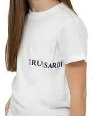 TRUSSARDI PANELLA Set aus Baumwoll-T-Shirt und Bermuda-Shorts wei&szlig;/ind. - Trainingsanz&uuml;ge f&uuml;r Kinder - 3