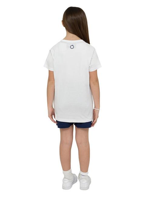 PANELLA Set aus Baumwoll-T-Shirt und Bermuda-Shorts wei&szlig;/ind. - Trainingsanz&uuml;ge f&uuml;r Kinder