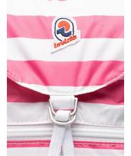 INVICTA MINISAC VINTAGE Faltbarer Rucksack rosa wei&szlig; - Rucks&auml;cke f&uuml;r Schule &amp; Freizeit - 4