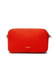 FURLA PRIMULA Umh&auml;ngetasche aus Leder Mandarine - Damentaschen - 4