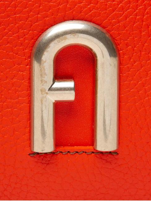 PRIMULA Umh&auml;ngetasche aus Leder Mandarine - Damentaschen