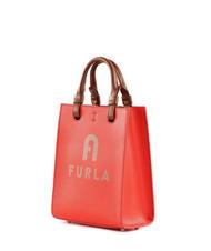 FURLA VARSITY STYLE Vertikale Ledertasche mit Schultergurt - Damentaschen