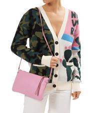 GIANNI CHIARINI HERMY Clutch aus geh&auml;mmertem Leder Rosa-Natur - Damentaschen - 5