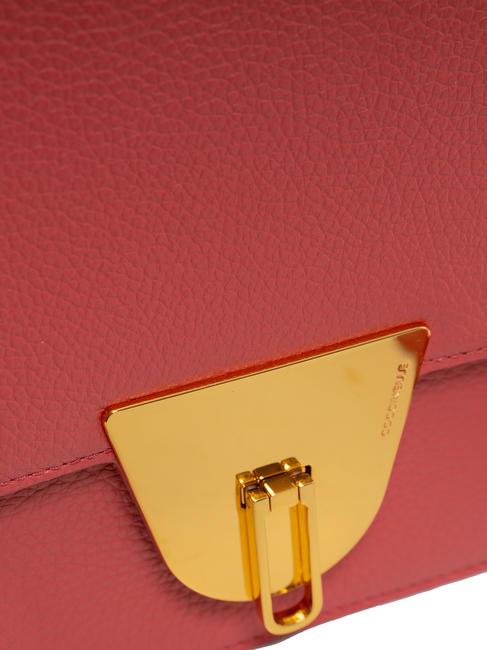 NICO Kleine Umh&auml;ngetasche aus Leder Preiselbeeren - Damentaschen