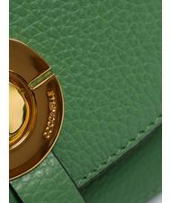 COCCINELLE MARGHERITA Satteltasche aus geh&auml;mmertem Leder Pfefferminze - Damentaschen - 5