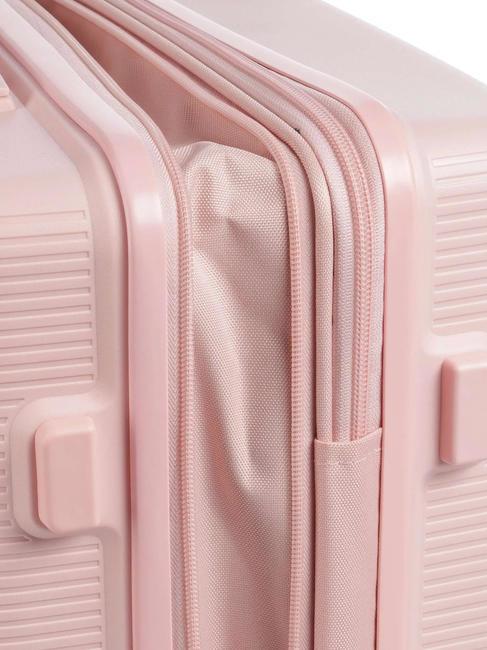 FORZA Erweiterbarer Handgep&auml;ckwagen Rosa - Handgep&auml;ck