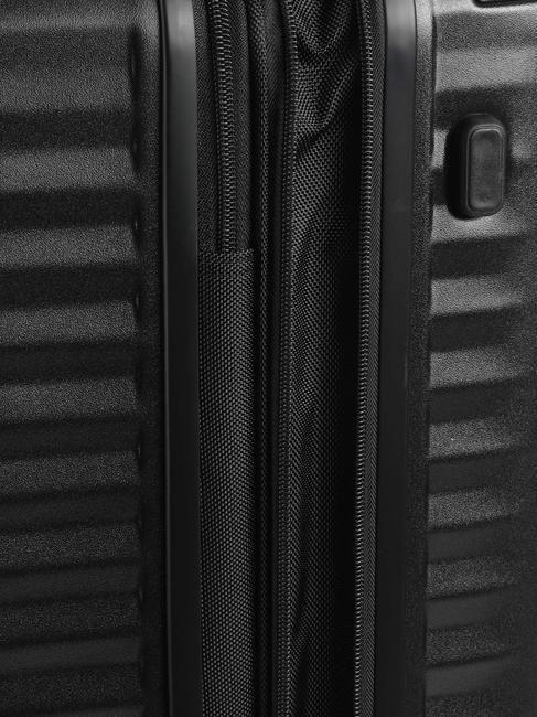 CELESTRA BLX Gro&szlig;er erweiterbarer Trolley Schwarz - Harte Trolleys