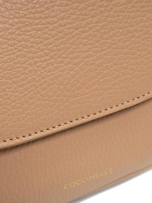 CHERRY Mini-Schultertasche aus Leder getoastet - Damentaschen